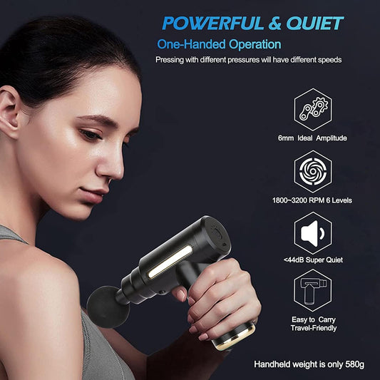 Original Blueidea Gun Massager 720 – Deep Tissue Muscle Relief & Relaxation