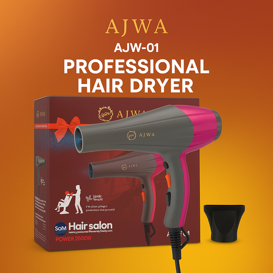 AJWA AJW-01 Hair Dryer – Compact, Powerful & Easy Styling