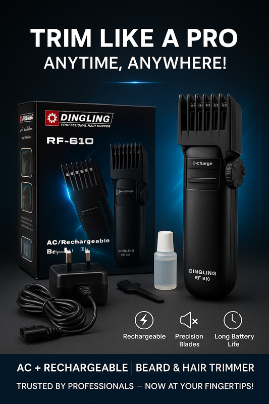 RF-610 Professional Hair & Beard Trimmer – Original Quality