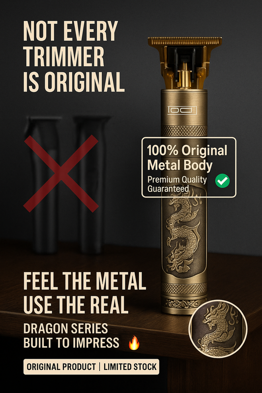 T9 Vintage Hair & Beard Trimmer – Professional Rechargeable Grooming Clipper for Men