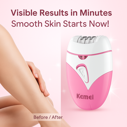 Original Kemei KM-189A Professional Hair & Beard Trimmer – Rechargeable Cordless Grooming Clipper