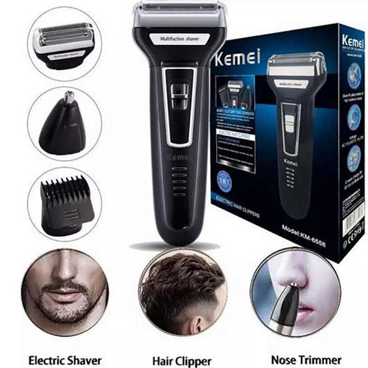 Kemei KM-6330 Professional Hair & Beard Trimmer – Rechargeable Grooming Kit for Men
