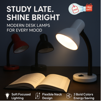 Study Lamp – Adjustable, Eye-Friendly & Energy Efficient